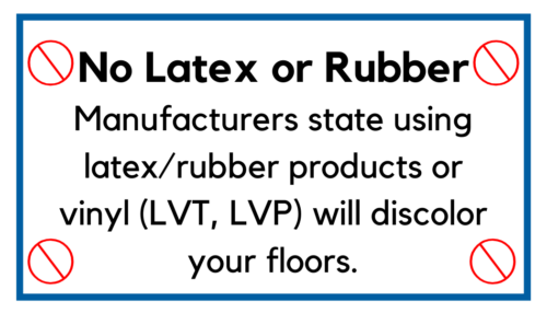No Latex or Rubber