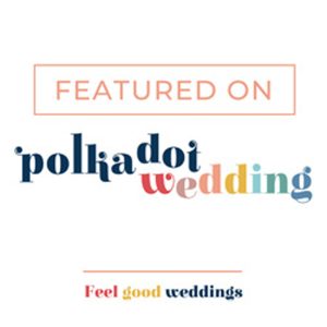 badge: Featured on Polka Dot Wedding