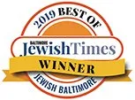 badge: Best of Jewish Times Winner 2019 - Jewish Baltimore