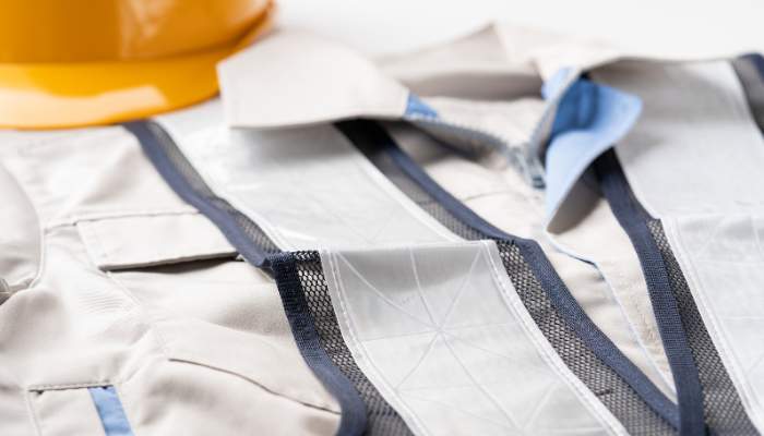 worker dry cleaning