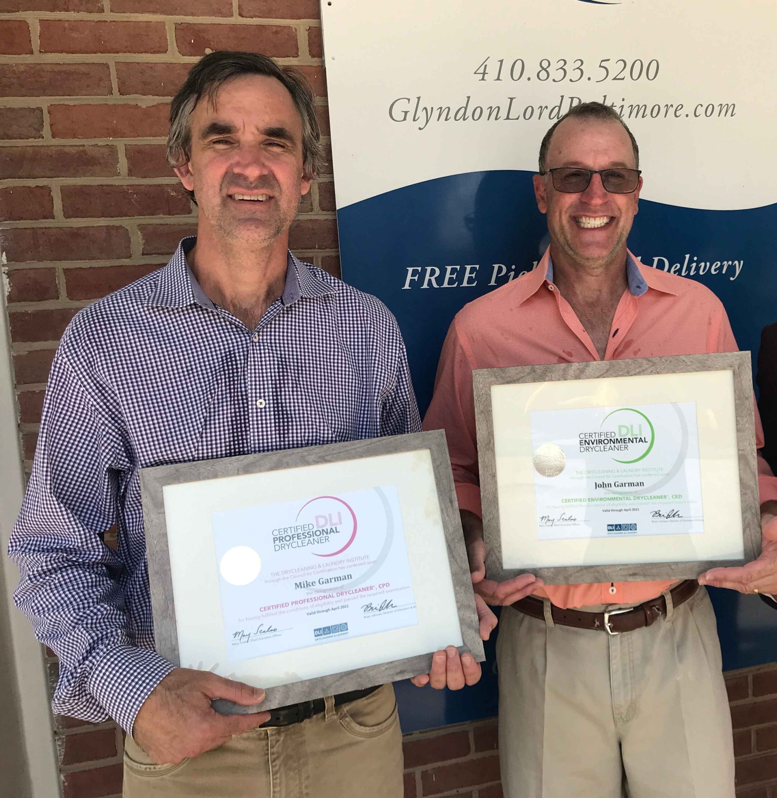 glyndon lord baltimore certifications